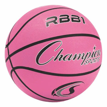 RUBBER BASKETBALL, PINK HoopsKing